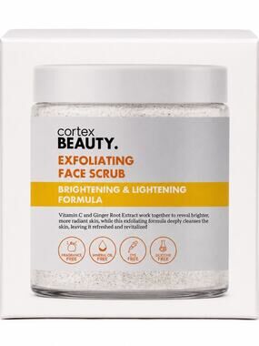 NIB Cortex Beauty Exfoliating Face Scrub Vitamin C Ginger Brightening 10 oz